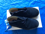 Andrea Montelpare Navy Blue Suede Leather Boots Shoes Size 30 Boys Children