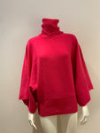 DKNY Lambswool Knit Turtleneck Batwings ~sweater jumper Size S/ P Small ladies