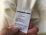Alexander Wang - Tailored Bodice A-line Dress In White US 4 UK 8 S SMALL ladies