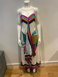 CLUB MONACO Maxi abstract printed dress Size US 8 UK 12 ladies
