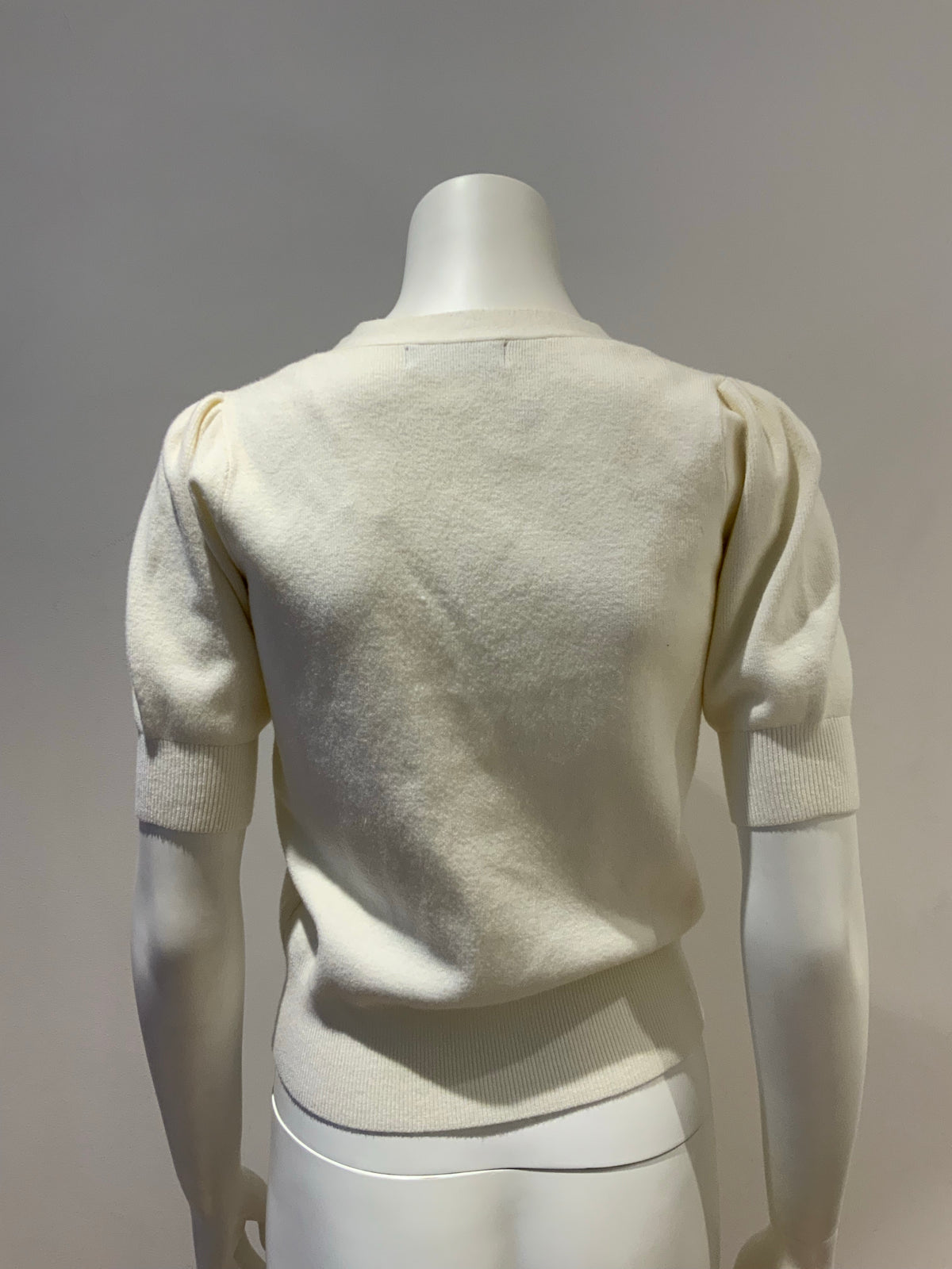 Marks & Spencer M&S Cropped Cream Cardigan Size UK 8 EU 4 ladies