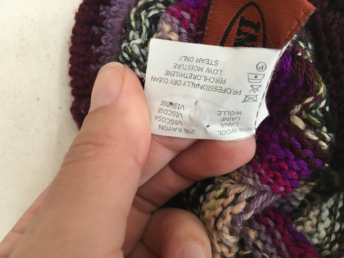 MISSONI Wool Beanie Knit Hat ladies