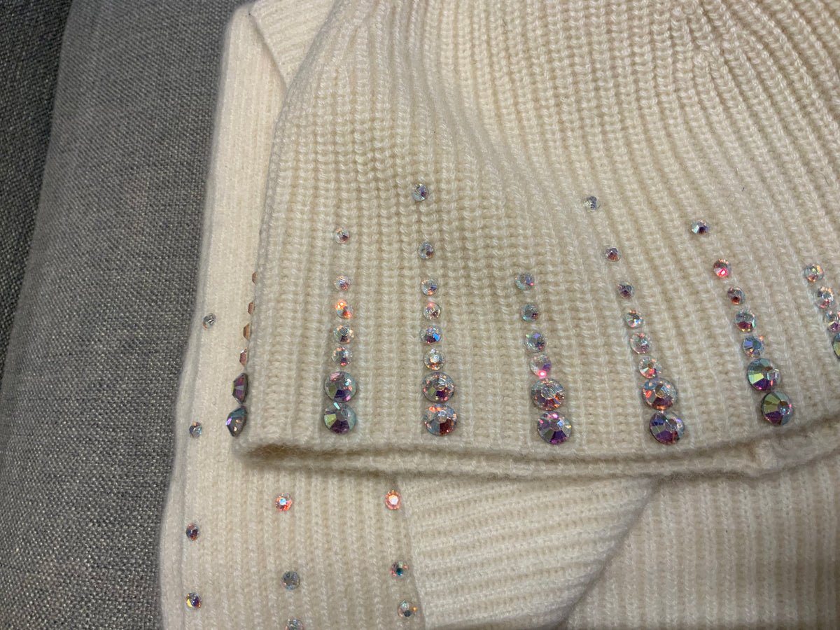 William Sharp Swarovski® crystals CASHMERE WITH MATCHING SET Scarf Shawl ladies