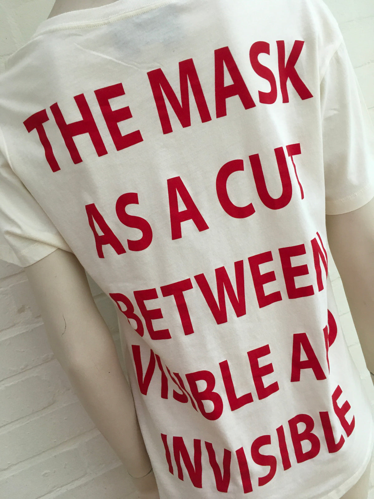 Gucci Manifesto 2020 Mask oversized T-Shirt Size XXS ladies