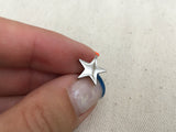Star Studs-Silver Star Earrings ladies