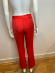 Ralph Lauren Blue Label Red Silky Pants Trousers Size US 4 UK 8 S SMALL ladies