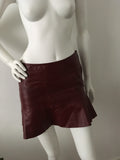 Ateen Brazil Faux Leather Mini Skirt 38 S Small ladies