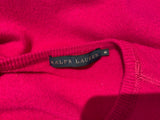 Ralph Lauren Pure Cashmere Fuchsia Jumper Sweater Size M medium ladies