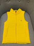 PETIT BATEAU Boys' Cotton Yellow Vest Gilet Sleeveless Jacket 6 years 116 cm children