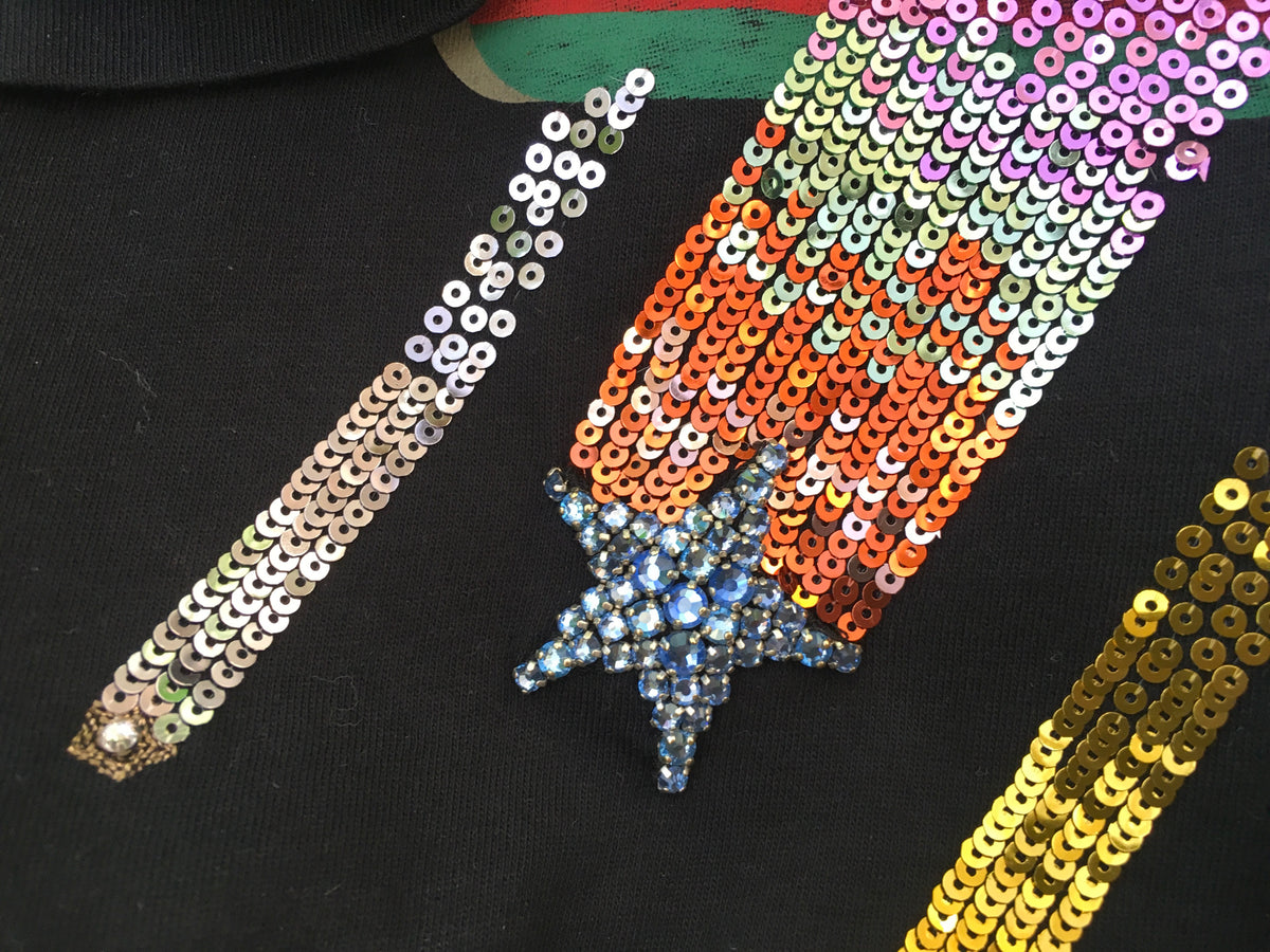 Gucci Vintage Logo T-Shirt Gets a Sequin Makeover 2019 Collection  Ladies