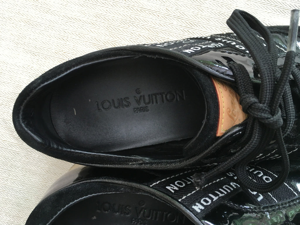 LOUIS VUITTON LEATHER SUEDE LOW-TOP SNEAKERS TRAINERS SIZE 36 LADIES –  Afashionistastore