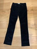 Hush Black Skinny Cord Corduroy Pants Trousers Size UK 12 ladies