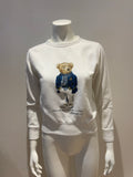 Polo Ralph Lauren Bear Sweatshirt White Size XS ladies