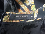 ETRO MILANO PAISLEY PRINT SLEEVE DRESS SIZE I 42 UK 10 US 6 Ladies