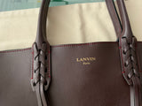 LANVIN Nela Leather Shopper Tote Bag ladies