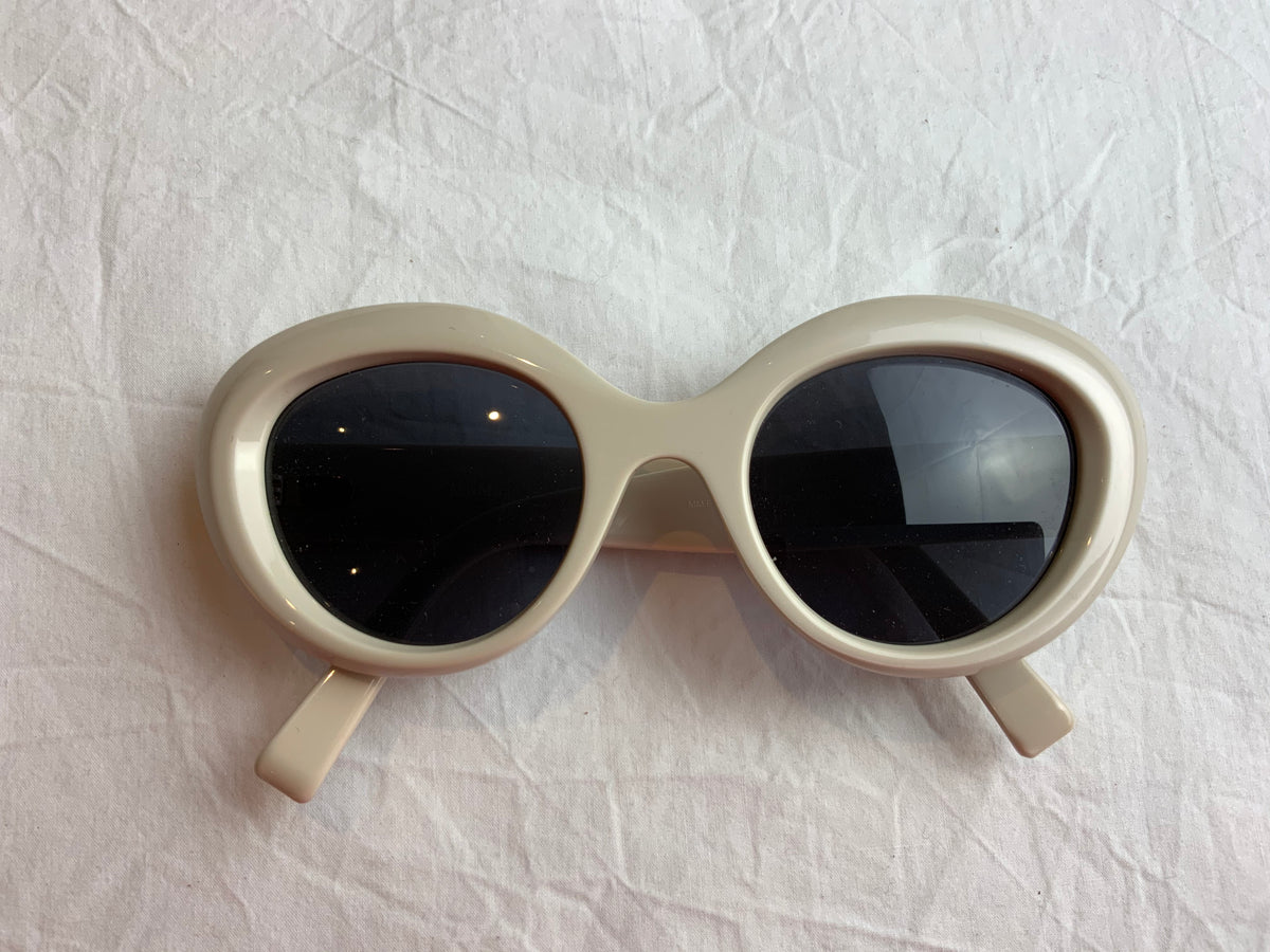 MaxMara MM Prism V-10A White Sunglasses ladies