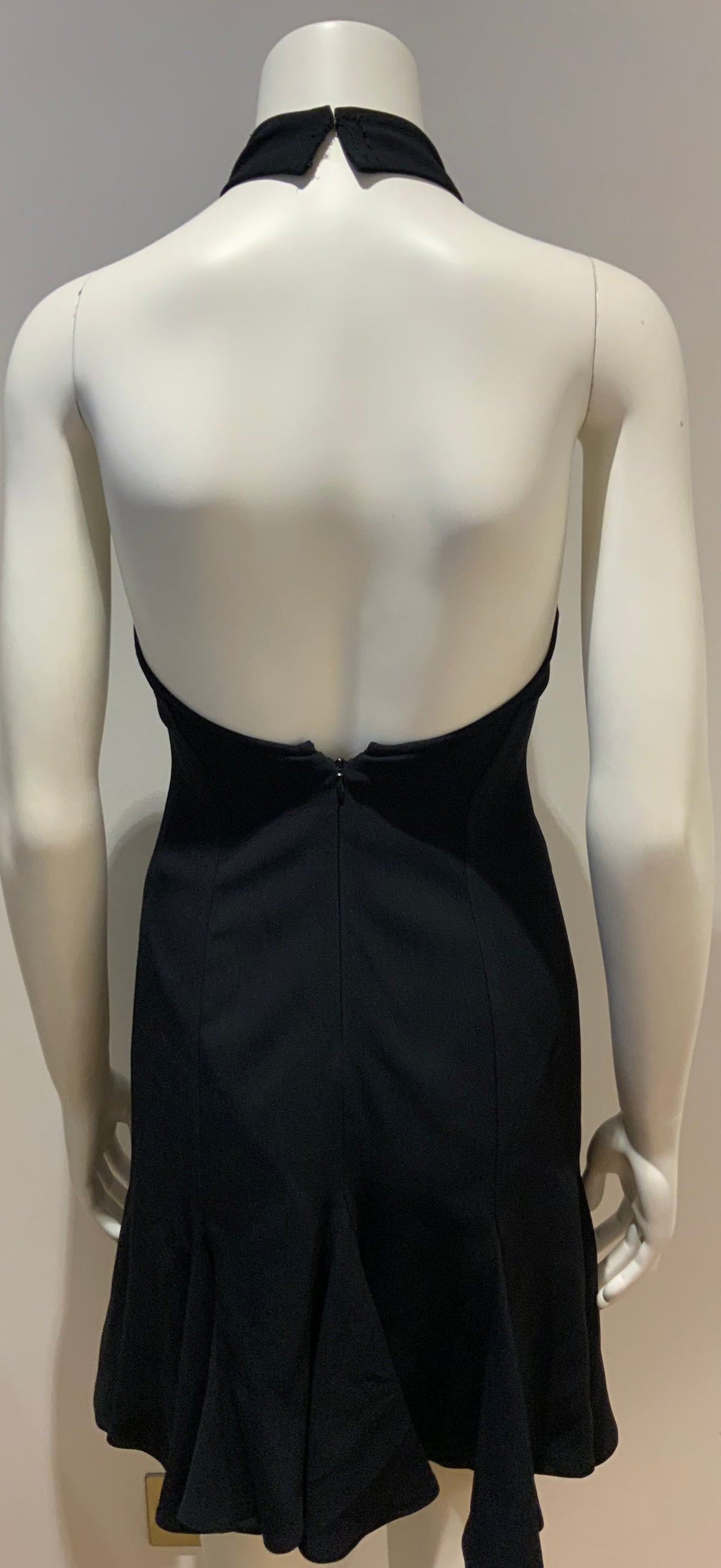 Stella McCartney Sleeveless Halter-neck Open-back Fit-and-flare Dress I 36 US 0 ladies