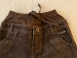 Lili Gaufrette Brown Corduroy Pants Trousers Size 6 month children