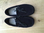 Papouelli London ELLERY Suede Shoes Loafers Moccasins Size 23 Boys Children