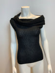 Roland Mouret RUNAWAY Agard Knit Wool Blend Off The Shoulder Top Size XS ladies