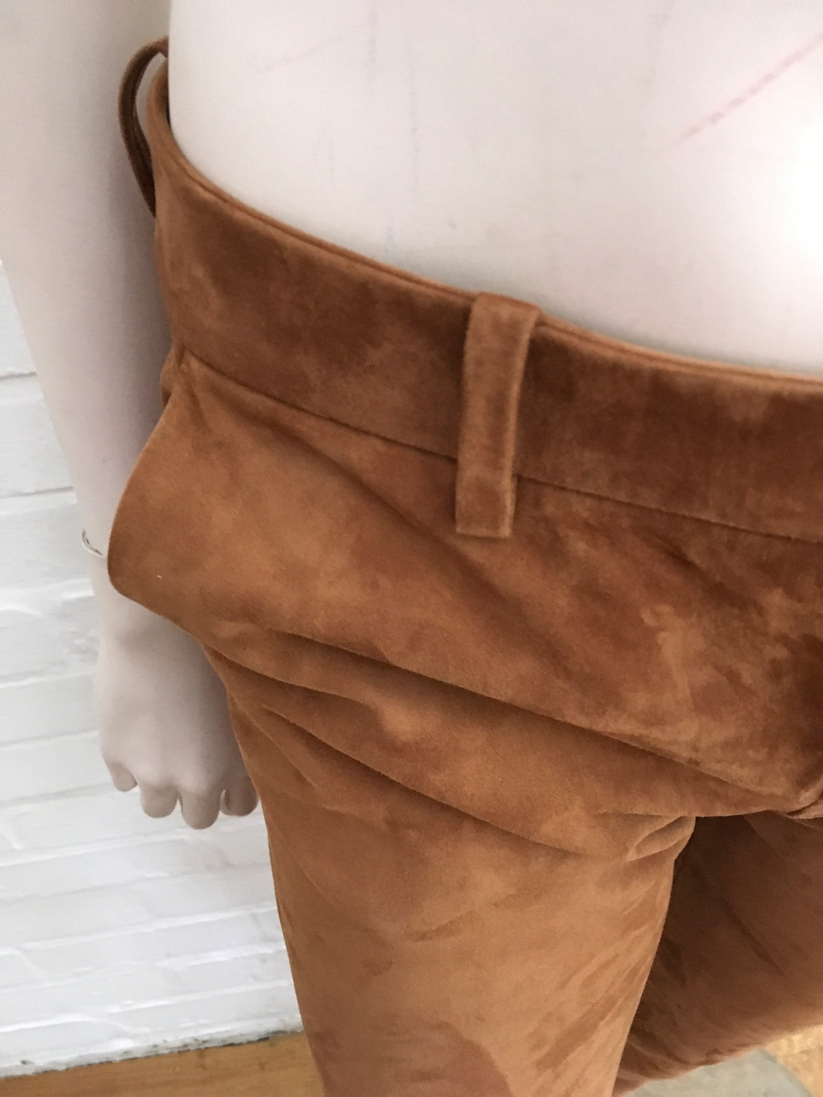 Ralph Lauren Runaway Sydney Suede - Caramel Pants Trousers  Ladies