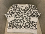 Stella McCartney KIDS Grey Grey Biro Hearts Aggie Sweater Sweatshirt Size 5 year children