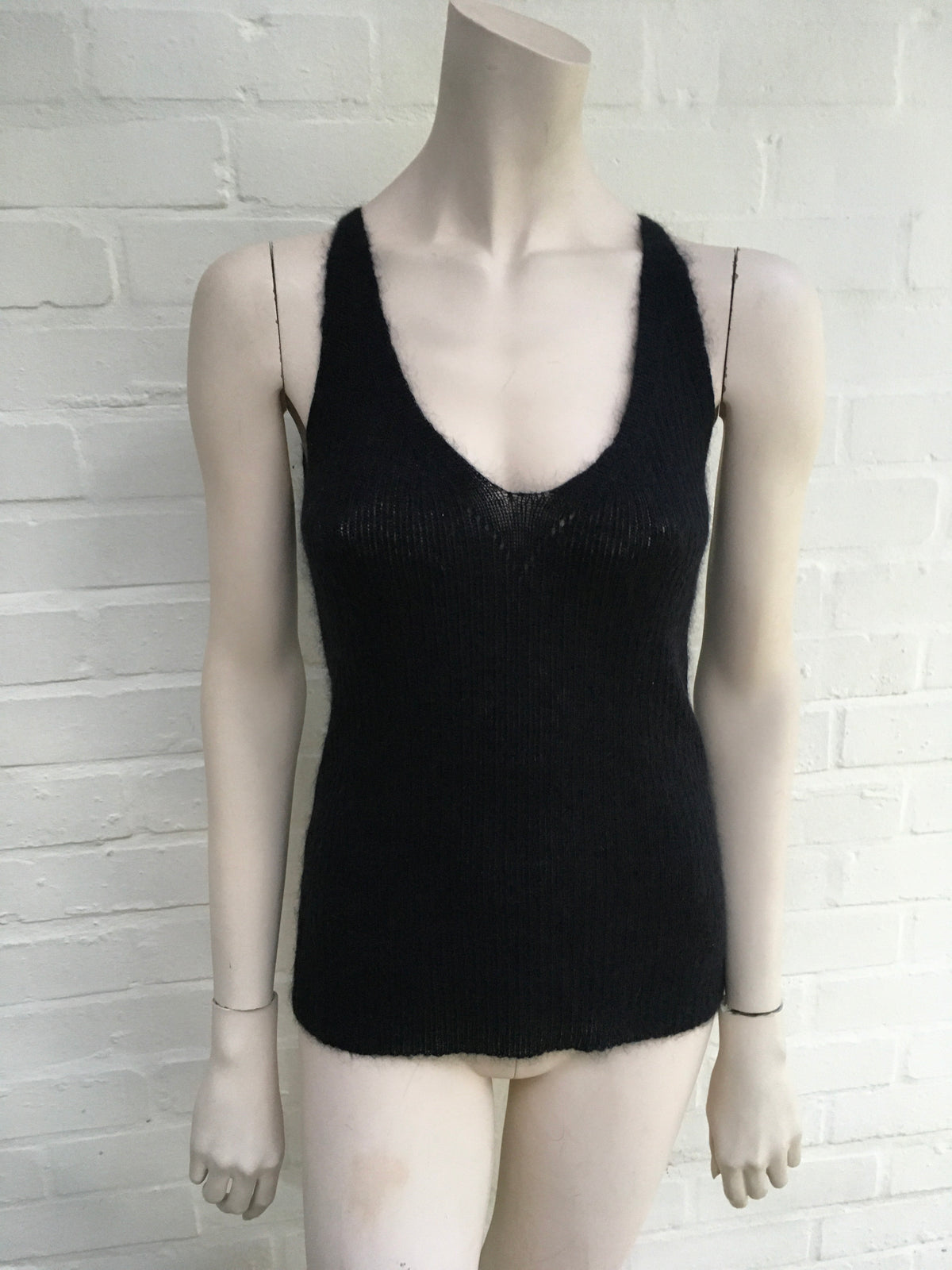 DOLCE & GABBANA Mohair Thin Knit Tank Top I 40 UK 8 US 4 S Small ladies