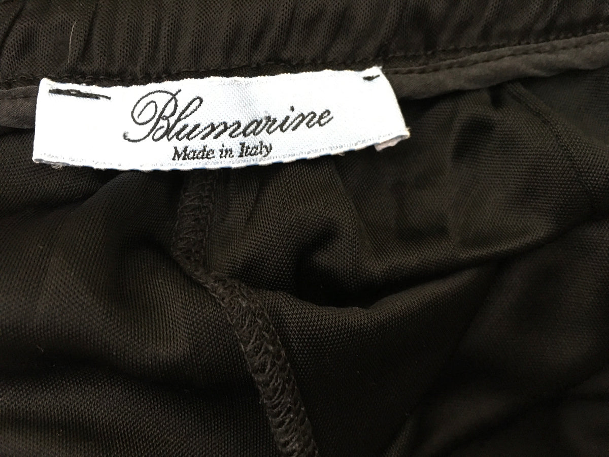 BLUMARINE Black Straight Leg Sport Pants Trousers Ladies