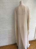 Diane von Furstenberg Clare Beaded Caftan Maxi Dress Size M Medium Ladies