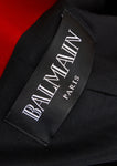 SOLD OUT Balmain double breasted red silk blend blazer jacket F 40 UK 12 ladies