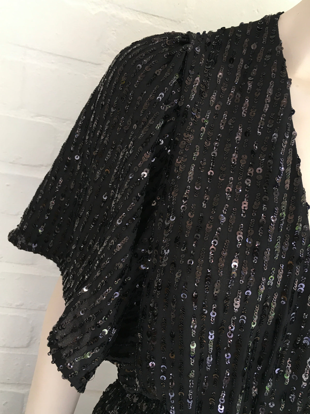 MAJE Sequin-embellished midi dress Size 3 L large ladies