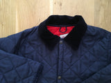Perry Uniform Navy Quilted Jacket Size 7-8 years children
