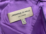 JASMINE DI MILO Purple Silk-charmeuse camisole Top Body Size UK 8 SMALL ladies