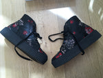 MM6 Maison Margiela Floral-jacquard high-top sneakers Trainers 39 US 9 UK 6 ladies