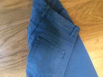 LORO PIANA Blue Mid Waist Straight Leg Jeans Denim Pants I 40 Ladies