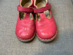 Mini Boden Pink T bar Leather Shoes Size 31 chilodren