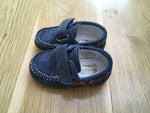 GARVALIN 50 aniversario Boys Shoe Navy Blue Suede Leather Size 20 Children