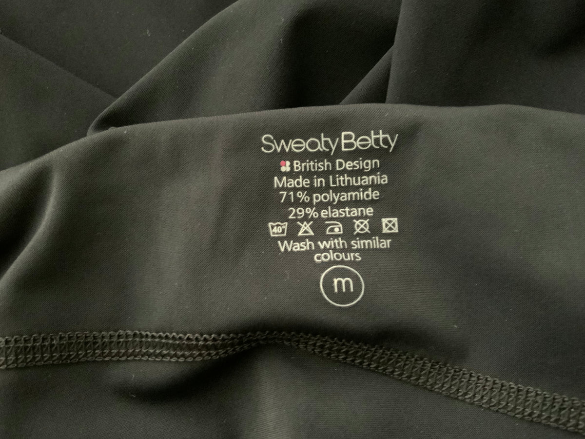 SWEATY BETTY GYM YOGA CAPRIS LEGGINGS Woman SIZE M medium ladies