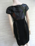 Gianni Versace Couture Patent Runaway Dress Vintage Rare 1994 Ladies