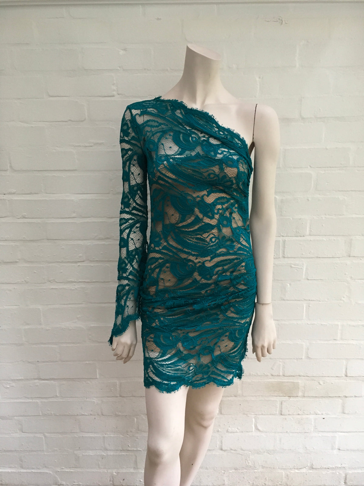 Emilio Pucci MOST WANTED Lace One Shoulder Mini Dress  Ladies