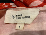 ISABEL MARANT ETOILE PRINTED TUNIC DRESS SIZE 1S SMALL ladies