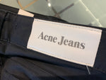 BEST SELLING ACNE JEANS Black Hex Denim Skinny Jeans SIZE 26 / 32 ladies