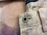 Ralph Lauren Blue Label Skinny Paint Splatter Jeans Denim Pants Trousers Sz 28 ladies