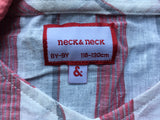 NECK & NECK KIDS Boys brick red striped djellaba linen 8-9 years  Children