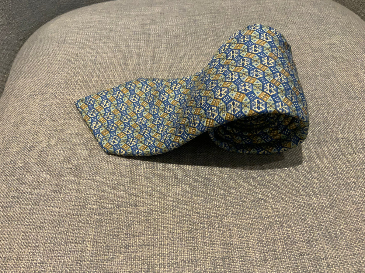 Hermès HERMES Paris Tie 7740 OA Accessories Men's Print Tie men