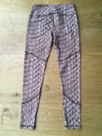 Varley Croc Crocodile Print Sport Legging Leggings Size S small ladies