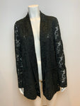 JASMINE DI MILO BLACK LACE BLAZER SIZE UK 14 US 10 EU 42 ladies