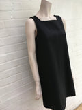 Diane von Furstenberg Vintage Black LBD DRESS Size US 6 UK 10 ladies