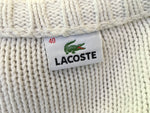 LACOSTE Knit Wool Button Down Cardigan Jumper Sweater Ladies