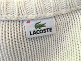 LACOSTE Knit Wool Button Down Cardigan Jumper Sweater Ladies